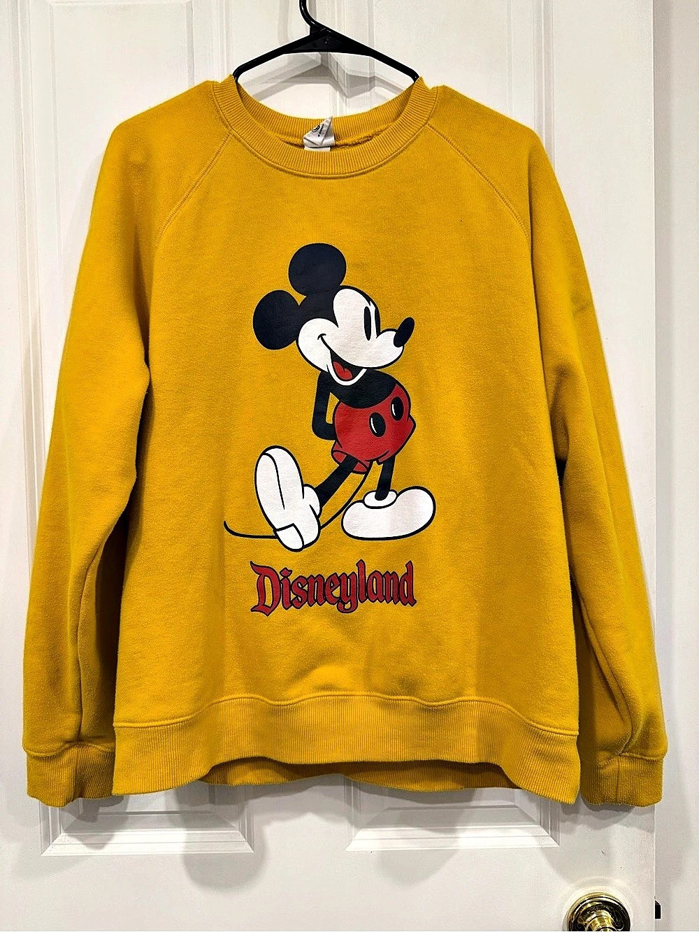 Disney Disneyland Mickey Mouse sweatshirt Mickey Mouse Sweatshirt in Yellow